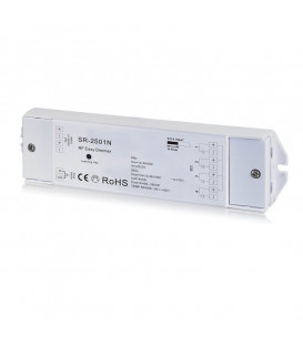 LED juostų valdymo sistemos imtuvas 12-36V 4x5A 1 spalva SR-2501N