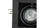 Įmontuojamas šviestuvas METAL MODERN Black DL008-2-01-B