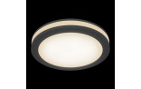 12W LED Įmontuojamas šviestuvas PHANTON Round Black DL303-L12B