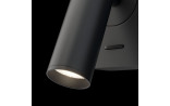 3W  LED sieninis šviestuvas MIRAX Black C039WL-L3B3K