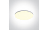 10W LED Įmontuojama panelė White Round Ø12 3000K 10110CE/W