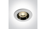 Įmontuojamas šviestuvas DUAL RING White 10105ALG/W/B