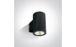 12W LED Sieninis šviestuvas IP54 Black 67138/B/W