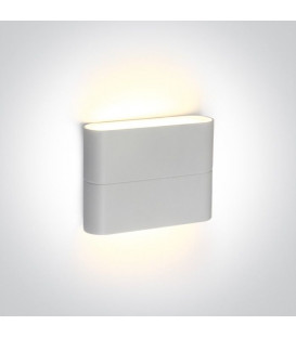 6W LED Sieninis šviestuvas IP54 White 67376/W/W