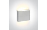 6W LED Sieninis šviestuvas IP54 White 67376/W/W