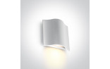 6W LED Sieninis šviestuvas White IP54 67422/W/W