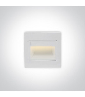 1.5W LED Įmontuojamas šviestuvas White 3000K 68007/W/W