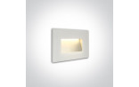 4W LED Įmontuojamas šviestuvas White IP65 3000K 68076/W/W