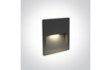 4W LED Įmontuojamas šviestuvas Anthracite IP65 3000K 68068A/AN/W
