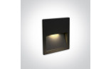 4W LED Įmontuojamas šviestuvas Black IP65 3000K 68068A/B/W
