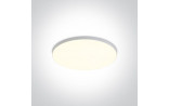 10W LED Įmontuojama panelė White Round Ø12 4000K 10110CE/C