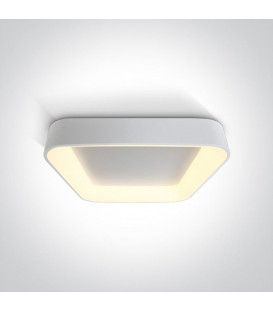 50W LED Lubinis šviestuvas PLAFO Square White 62142NA/W/W