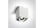 8W LED Lubinis šviestuvas White Ø8 Dimeriuojamas 12108X/W/W