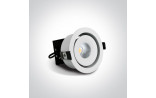12W LED Įmontuojamas šviestuvas White 11113E/W/W