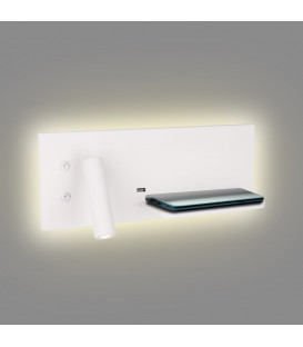 9W LED Sieninis šviestuvas SUPERIOR White W0291