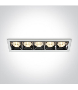 20W LED Įmontuojamas šviestuvas White 50506B/W/W