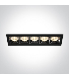 20W LED Įmontuojamas šviestuvas Black 50506B/B/W