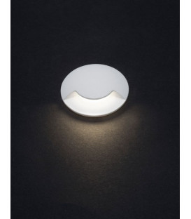 1W LED Įmontuojamas šviestuvas BANG 1 Round White IP67 8039001