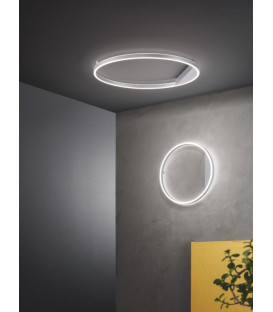 48W LED Lubinis šviestuvas MINUS Silver Dimeriuojamas PL.MINUS/PC-SILVER