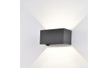 24W LED Sieninis šviestuvas DAVOS DOUBLE Dark Grey IP54 7815