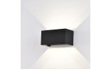 24W LED Sieninis šviestuvas DAVOS DOUBLE Black IP54 7817