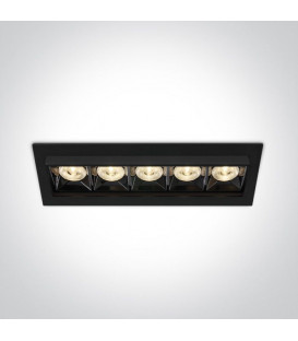 20W LED Įmontuojamas šviestuvas Black 51506B/B/W