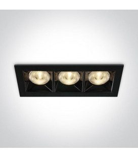12W LED Įmontuojamas šviestuvas Black 50306B/B/W