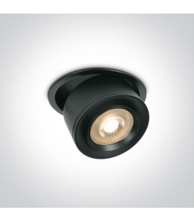 15W LED Įmontuojamas šviestuvas Black Ø10.5 11115G/B/W