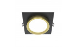 Įmontuojamas šviestuvas HOOP Black Gold Ø11  DL086-GX53-SQ-BG